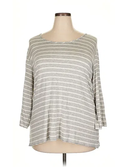 Pre-owned New Directions 3/4 Sleeve T-shirt In Gray