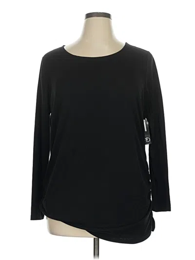 Pre-owned New Directions 3/4 Sleeve T-shirt In Black