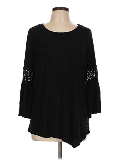 Pre-owned New Directions 3/4 Sleeve T-shirt In Black