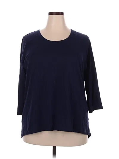 Pre-owned New Directions 3/4 Sleeve T-shirt In Blue