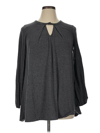 Pre-owned New Directions 3/4 Sleeve T-shirt In Gray