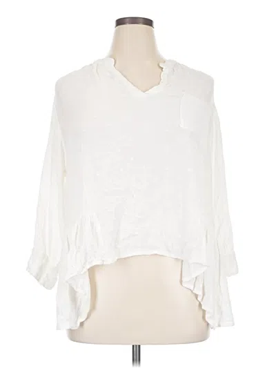 Pre-owned New Directions 3/4 Sleeve T-shirt In Ivory