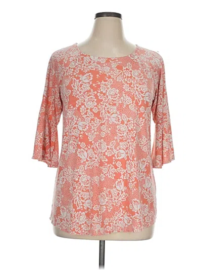 Pre-owned New Directions 3/4 Sleeve T-shirt In Orange