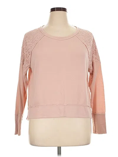 Pre-owned New Directions 3/4 Sleeve T-shirt In Pink