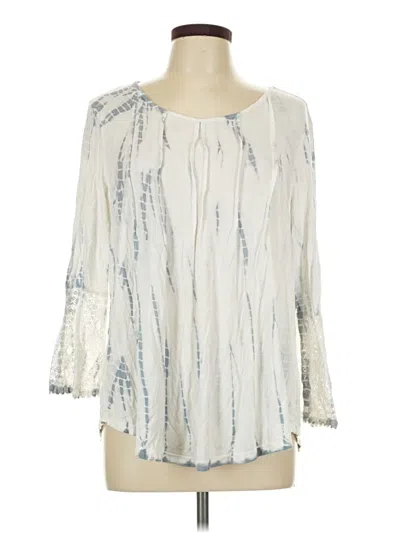 Pre-owned New Directions 3/4 Sleeve T-shirt In Silver