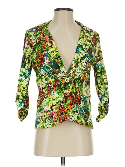 Pre-owned New Directions Blazer Jacket In Green