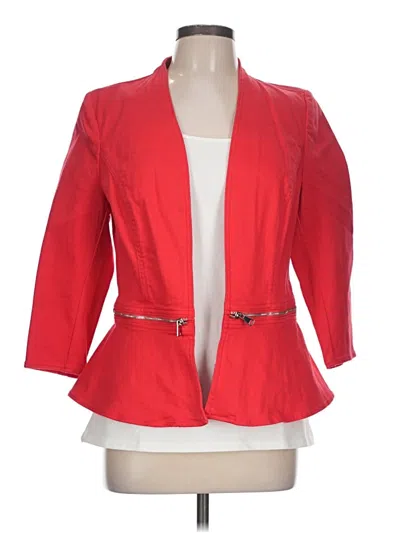 Pre-owned New Directions Blazer Jacket In Red