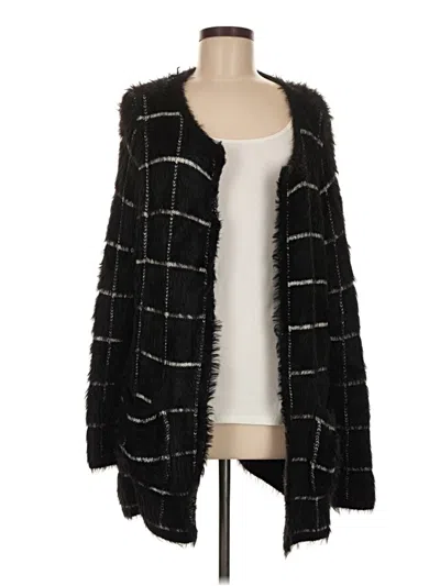 Pre-owned New Directions Cardigan Sweater In Black