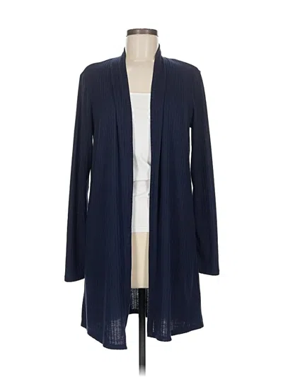Pre-owned New Directions Cardigan Sweater In Blue