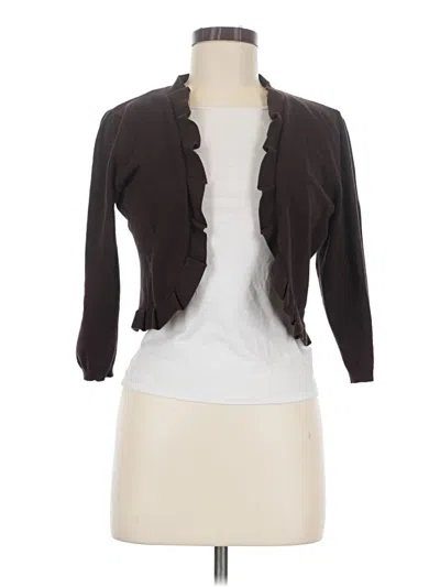 Pre-owned New Directions Cardigan Sweater In Brown