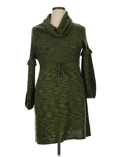 Pre-owned New Directions Cardigan Sweater In Green