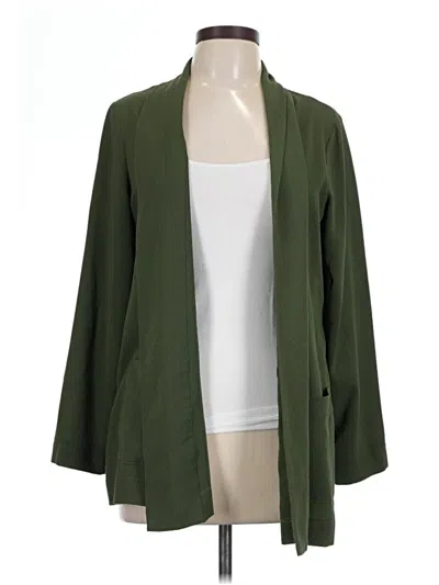 Pre-owned New Directions Cardigan Sweater In Green