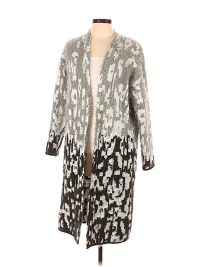 Pre-owned New Directions Cardigan Sweater In Silver