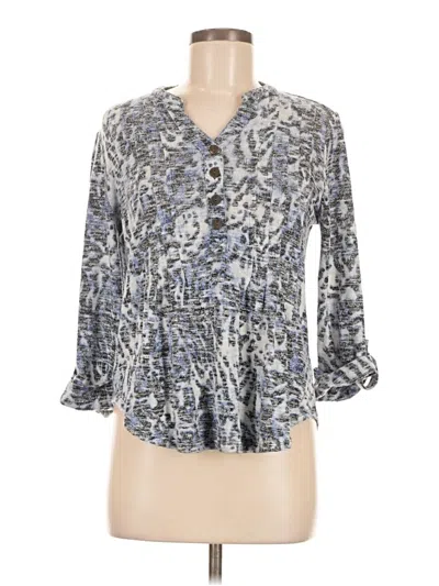 Pre-owned New Directions Cardigan Sweater In Silver