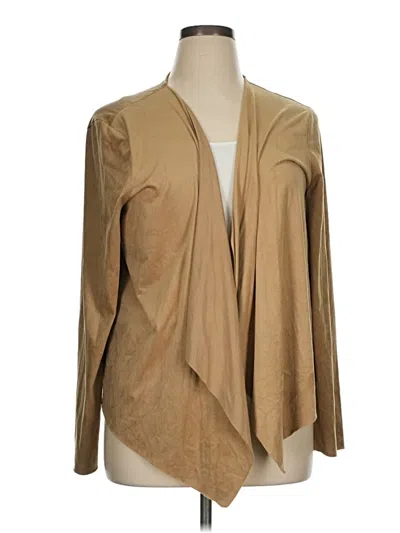Pre-owned New Directions Cardigan Sweater In Tan