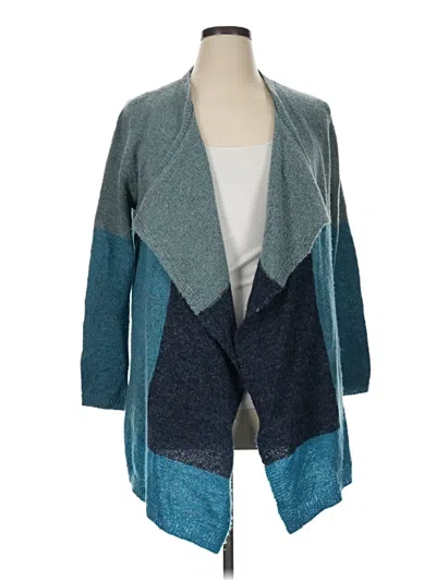 Pre-owned New Directions Cardigan Sweater In Teal