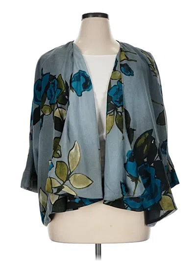 Pre-owned New Directions Cardigan Sweater In Teal