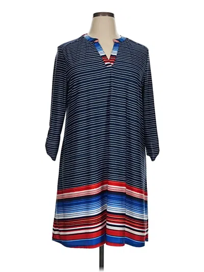 Pre-owned New Directions Casual Dress In Blue