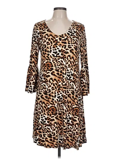 Pre-owned New Directions Casual Dress In Brown