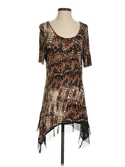 Pre-owned New Directions Casual Dress In Brown