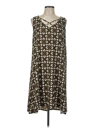 Pre-owned New Directions Casual Dress In Brown