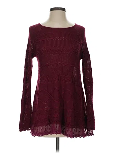 Pre-owned New Directions Casual Dress In Burgundy