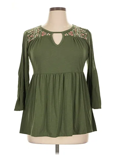 Pre-owned New Directions Casual Dress In Green