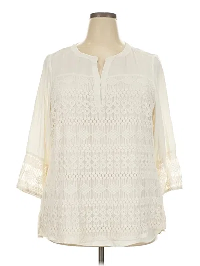 Pre-owned New Directions Casual Dress In Ivory