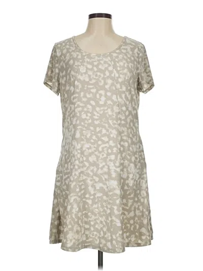 Pre-owned New Directions Casual Dress In Tan