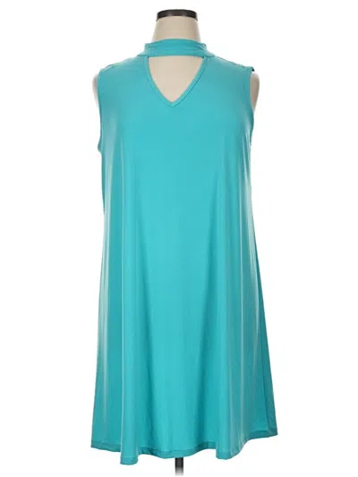 Pre-owned New Directions Casual Dress In Teal