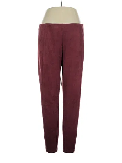 Pre-owned New Directions Casual Pants In Burgundy