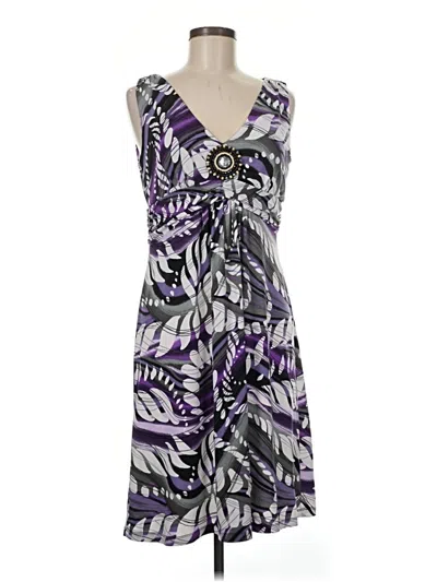 Pre-owned New Directions Cocktail Dress In Purple
