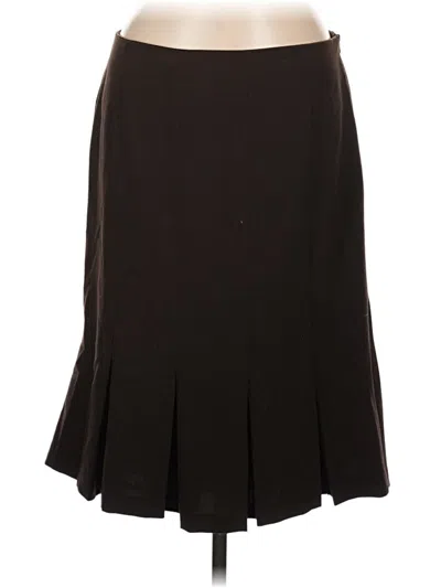 Pre-owned New Directions Formal Skirt In Brown