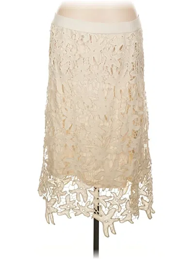 Pre-owned New Directions Formal Skirt In White