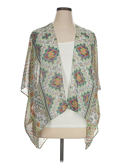 Pre-owned New Directions Kimono In Green