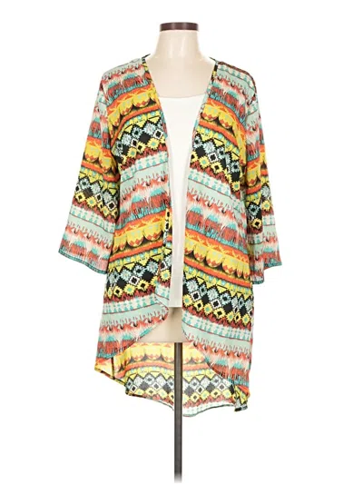 Pre-owned New Directions Kimono In Orange