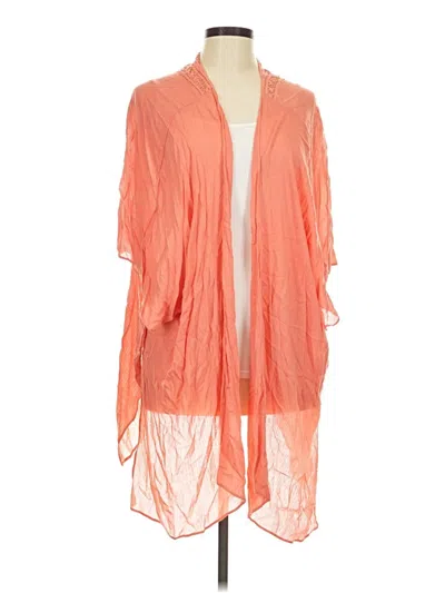 Pre-owned New Directions Kimono In Orange