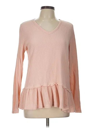 Pre-owned New Directions Long Sleeve T-shirt In Pink