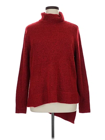Pre-owned New Directions Long Sleeve Turtleneck In Red