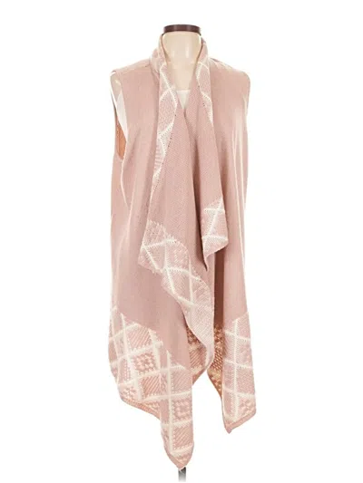 Pre-owned New Directions Poncho In Pink
