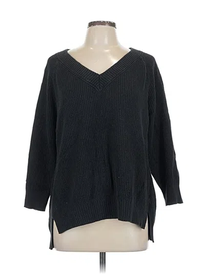 Pre-owned New Directions Pullover Sweater In Black