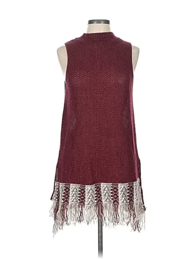 Pre-owned New Directions Pullover Sweater In Burgundy