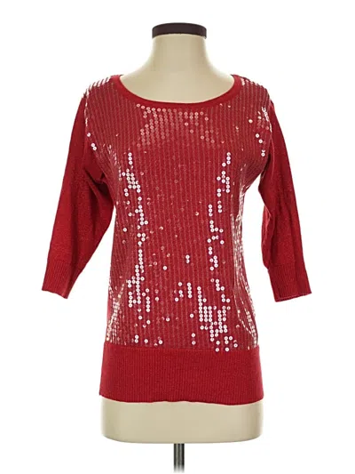 Pre-owned New Directions Pullover Sweater In Red