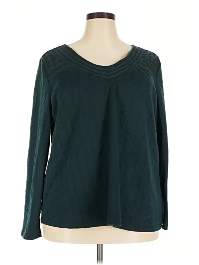 Pre-owned New Directions Pullover Sweater In Teal