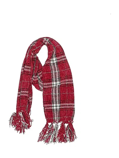 Pre-owned New Directions Scarf In Red