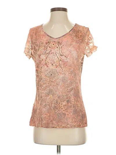 Pre-owned New Directions Short Sleeve T-shirt In Brown