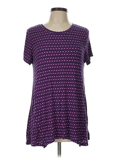 Pre-owned New Directions Short Sleeve T-shirt In Purple