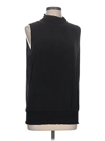 Pre-owned New Directions Sleeveless Blouse In Black