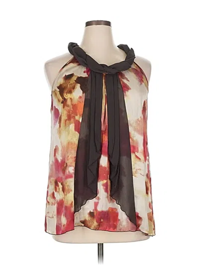 Pre-owned New Directions Sleeveless Blouse In Brown