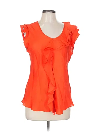 Pre-owned New Directions Sleeveless Blouse In Orange